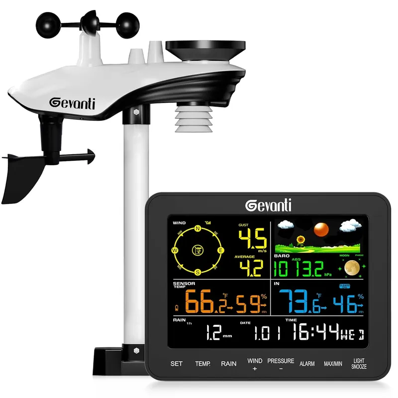 Gevanti SA6 Weather Stations Wireless Indoor Outdoor
