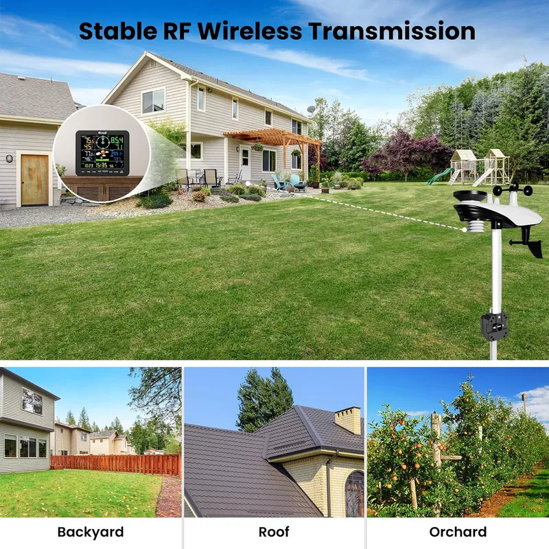Gevanti Weather Stations Wireless Indoor Outdoor
